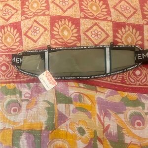 FP Movement Gray and Green Belt Bag